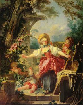 Jean Honore Fragonard Blindman's Buff oil painting image